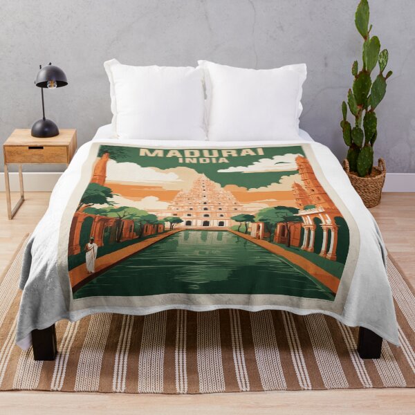 Item preview, Madurai India Vintage Travel Tourism designed and sold by TravelersGems.
