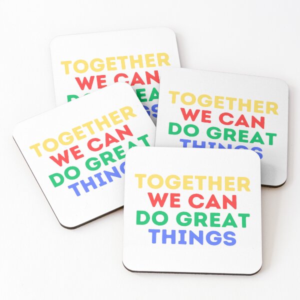Item preview, Together We Can Do Great things (Mood Colors) - Pocket ver. designed and sold by MoodThreads.