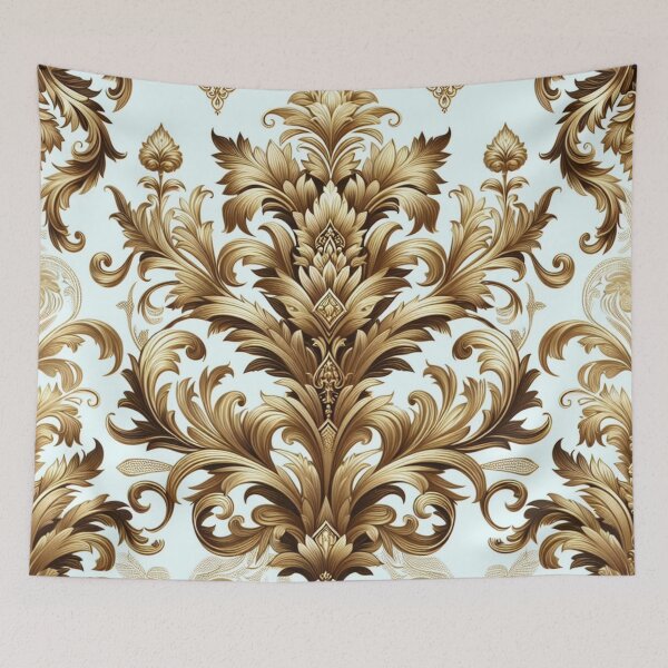 Item preview, Gold & Cream Damask designed and sold by DesignsByPrnces.