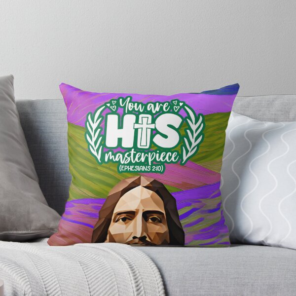 Item preview, Bible verses about strength - Ephesians 2:10 - Purple Blue Mountain Art designed and sold by SpartanDStore.