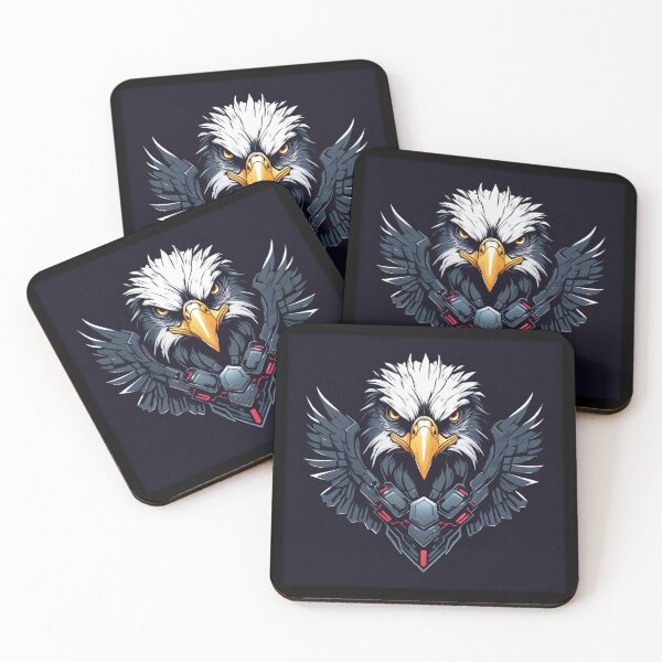 Item preview, American Cyber Eagle, Heroic, Abstract, Military designed and sold by Burn-Ego.