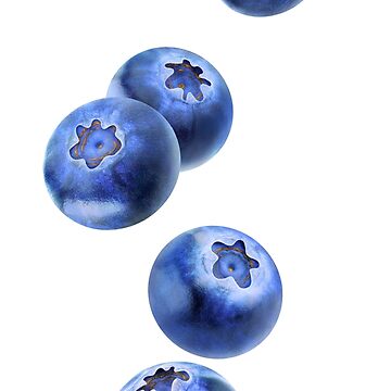 Artwork thumbnail, Falling blueberries by 6hands