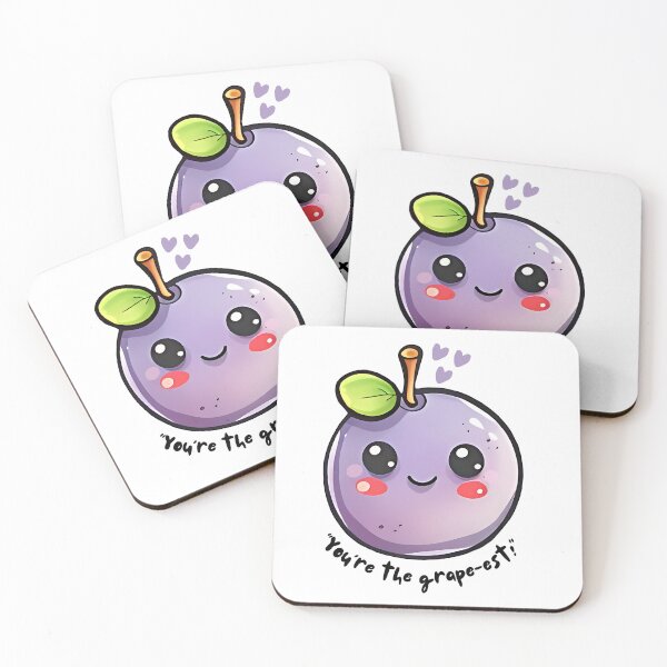 Item preview, You're the grape-est, stickers and T-shirt designed and sold by Passionac.