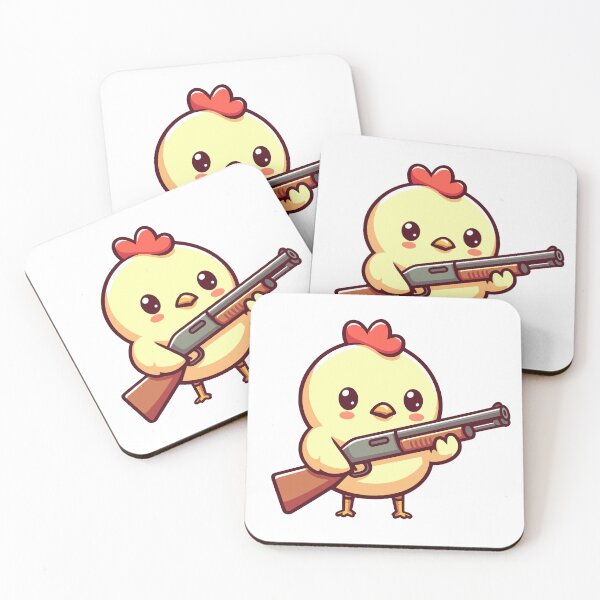 Item preview, Cute chick with shotgun designed and sold by SekoOne.