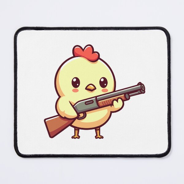 Item preview, Cute chick with shotgun designed and sold by SekoOne.