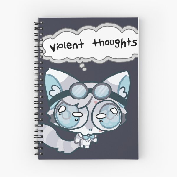 Item preview, Violent thoughts designed and sold by Jasmine Kimpton.