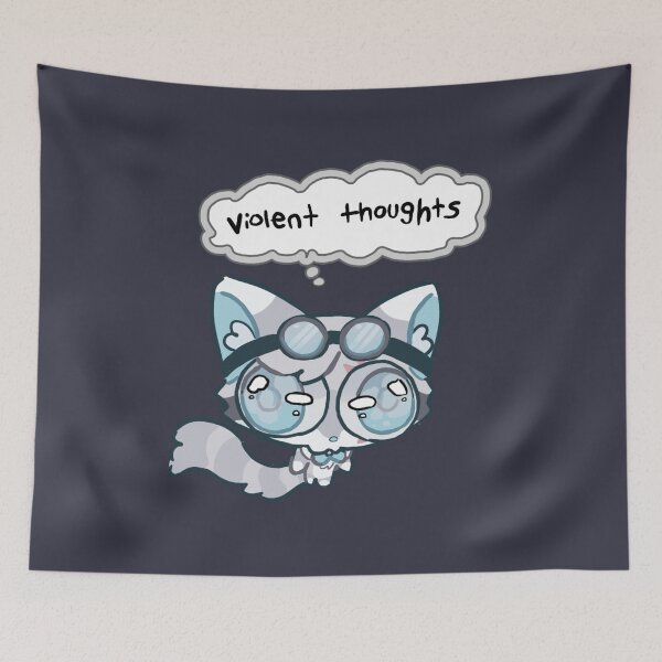 Item preview, Violent thoughts designed and sold by Jasmine Kimpton.