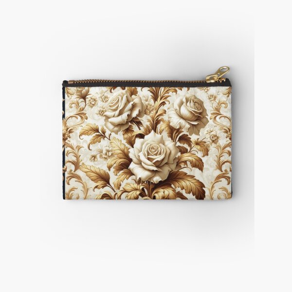 Item preview, Black, Gold & Cream Damask With Roses designed and sold by DesignsByPrnces.