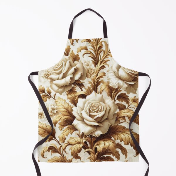Item preview, Black, Gold & Cream Damask With Roses designed and sold by DesignsByPrnces.