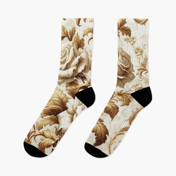 Item preview, Black, Gold & Cream Damask With Roses designed and sold by DesignsByPrnces.
