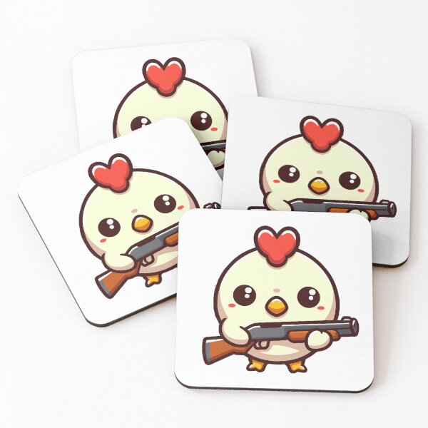 Item preview, Cute Chicken with Shotgun designed and sold by SekoOne.