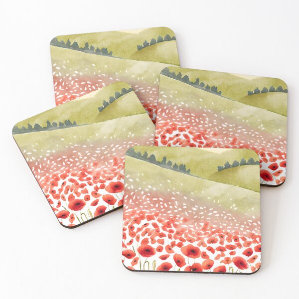 Item preview, Poppy Flowers designed and sold by FarmOfCuties.