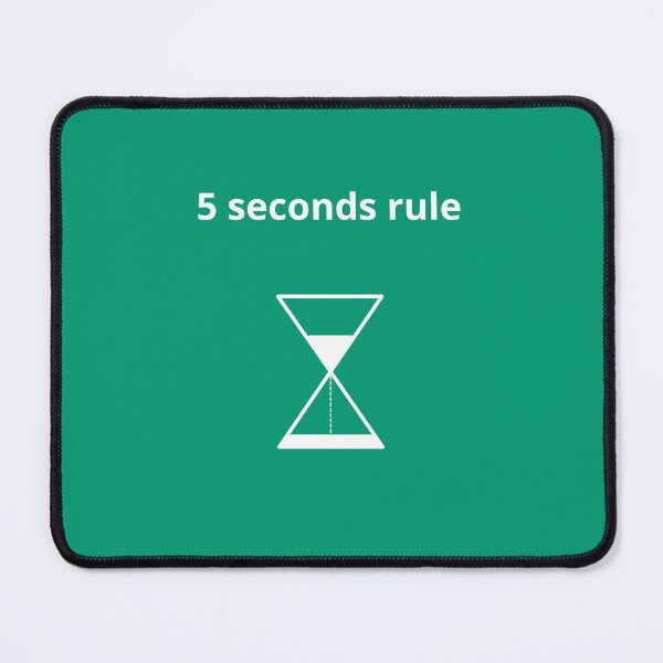 Item preview, Inspirational '5 Second Rule' Poster designed and sold by M-T-Power.