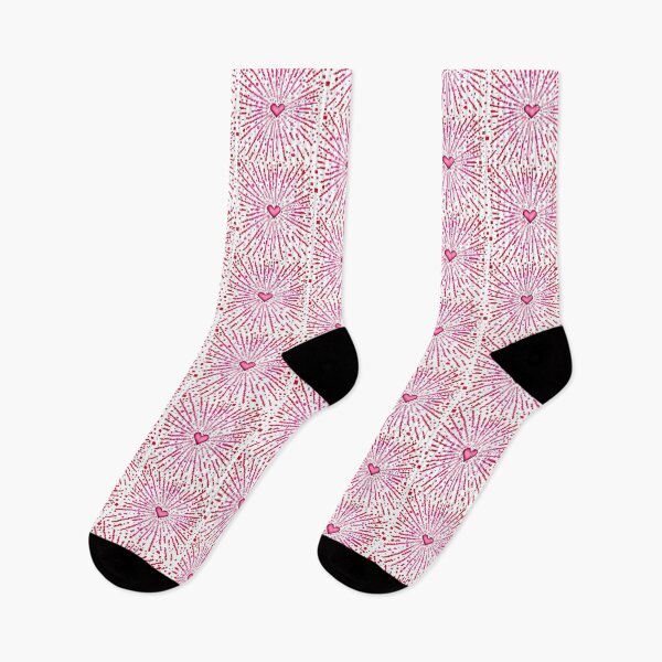 Item preview, Valentines Pixelated pink heart explosion from ByteMode designed and sold by ByteMode.