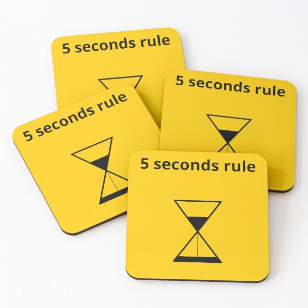 Item preview, Inspirational '5 Second Rule' Poster designed and sold by M-T-Power.