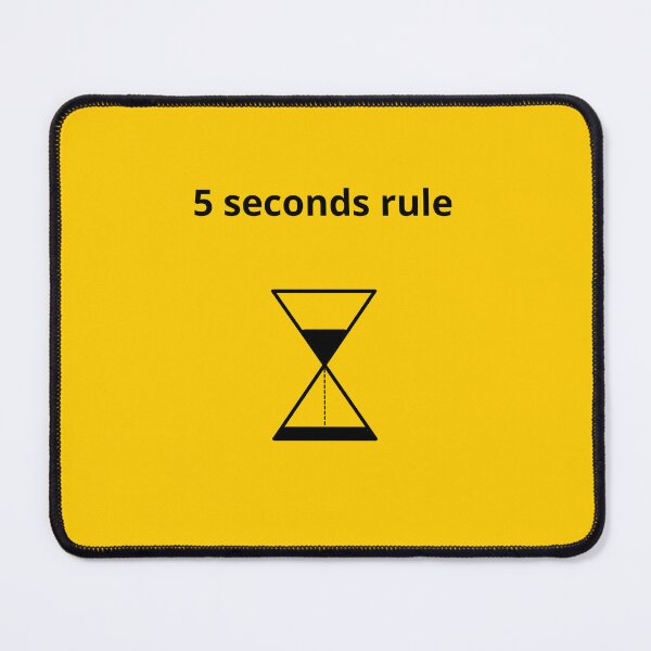 Item preview, Inspirational '5 Second Rule' Poster designed and sold by M-T-Power.