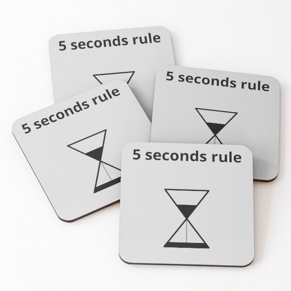 Item preview, Inspirational '5 Second Rule' Poster designed and sold by M-T-Power.