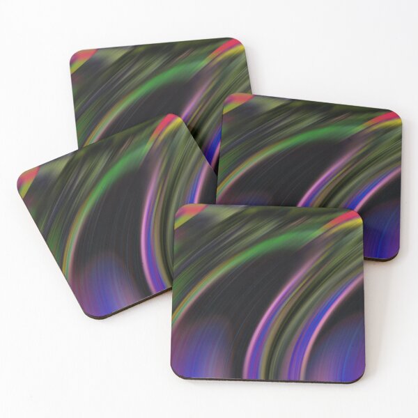 Item preview, colorful metallic abstract lines designed and sold by felipequeiroz.