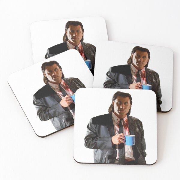 Item preview, Vincent Vega drinking coffee designed and sold by Compelling2011.
