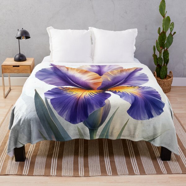 Item preview, Watercolor Majesty: Iris in Bloom designed and sold by SereneSplashes.