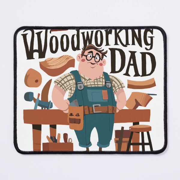 Item preview, Add Some Fun To Your Woodwork Wardrobe With This Simple Cartoon T-Shirt Design designed and sold by thespecialtyhub.
