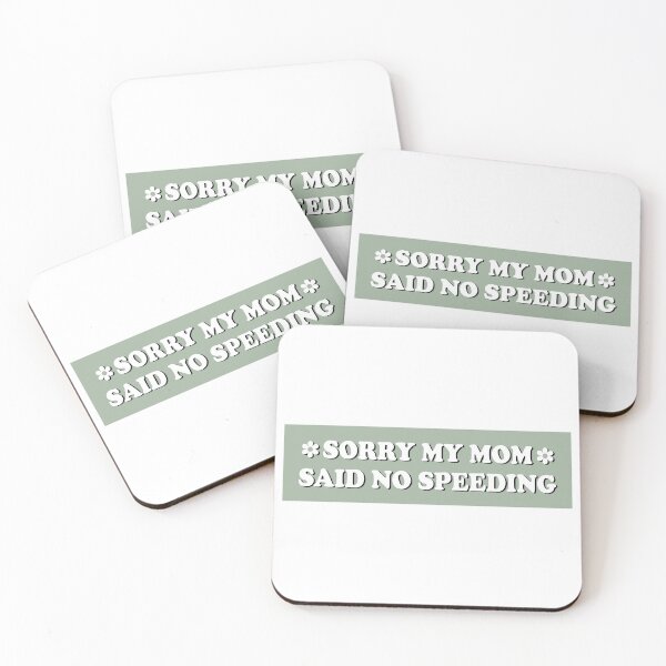 Item preview, Sorry My Mom Said No Speeding Funny Car Bumper designed and sold by fanky-bumper.