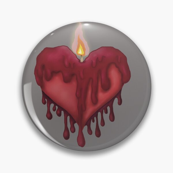 Item preview, Heart candle designed and sold by VeraMaeDesigns.