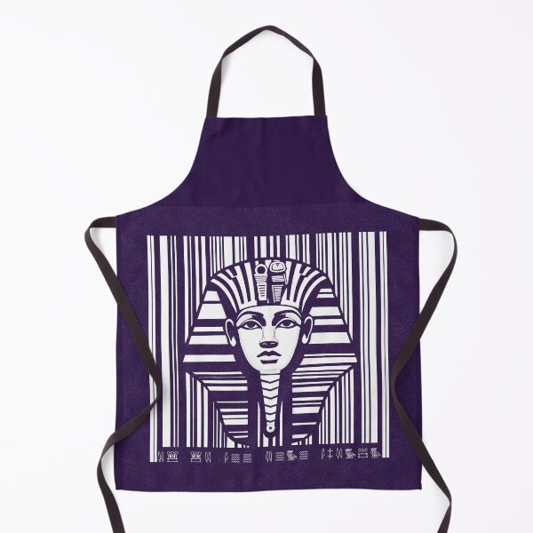 Item preview, Tutankhamun, barcode, hieroglyphs, vintage, ancient Egypt, purple designed and sold by art-of-egypt.