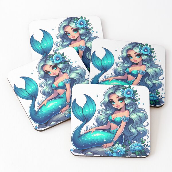 Item preview, Azure Mermaid designed and sold by MeadowPixieArts.
