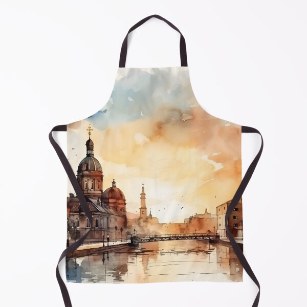Item preview, Berlin cityscape watercolor painting, Berlin skyline, Berlin souvenir, Berlin travel, German city, Germany trip designed and sold by SpettacolArte.