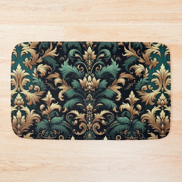 Item preview, Teal & Gold Damask designed and sold by DesignsByPrnces.