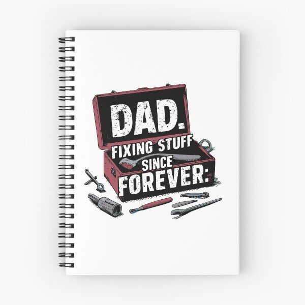 Item preview, Vintage Dad Toolbox: Rugged Father's Day Gift for the Ultimate Fixer - Illustration Typography designed and sold by HahaHandlesHub.