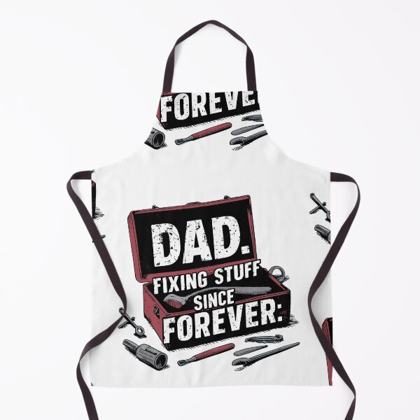 Item preview, Vintage Dad Toolbox: Rugged Father's Day Gift for the Ultimate Fixer - Illustration Typography designed and sold by HahaHandlesHub.