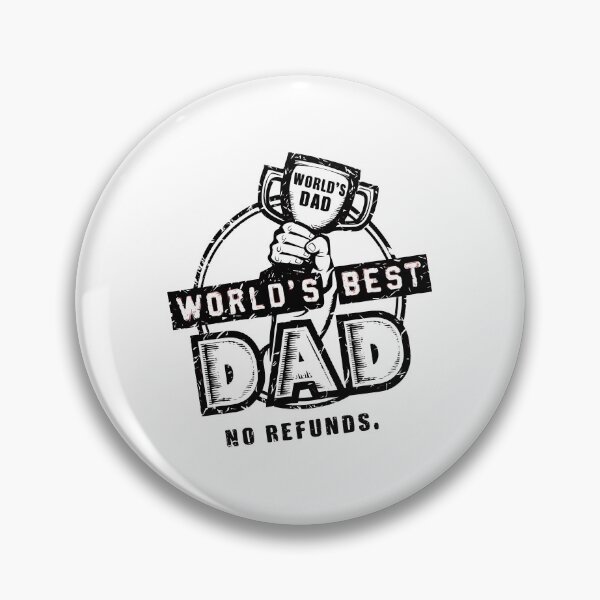 Item preview, World's Best Dad Trophy: Cute Father's Day Graphic - Humorous Typography Illustration designed and sold by HahaHandlesHub.