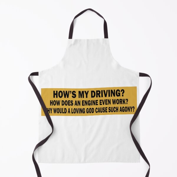 Item preview, How's My Driving? Vinyl Funny Bumper designed and sold by fanky-bumper.