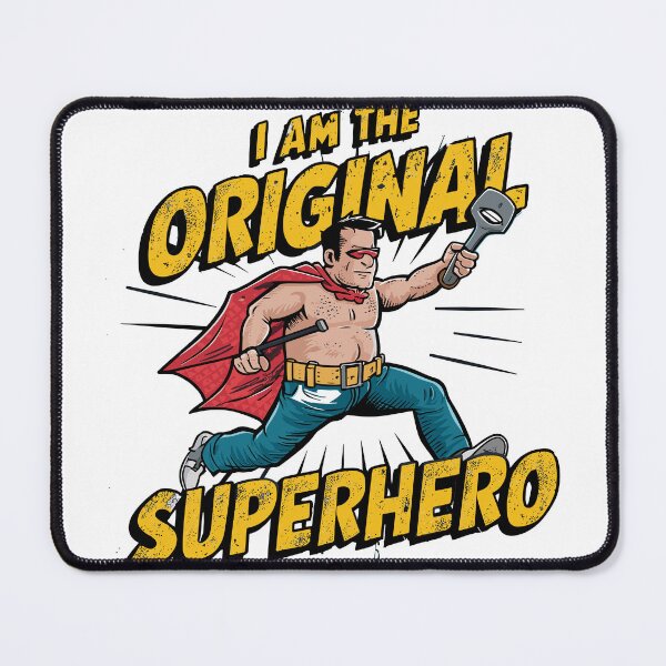 Item preview, Original Superhero Dad: Gritty Comic-Inspired Father's Day Illustration - Playful Typography designed and sold by HahaHandlesHub.