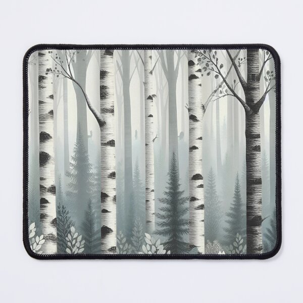 Item preview, Japanese Aesthetics Mystical Forest Print designed and sold by PaintedPixels01.