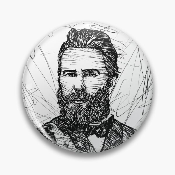 Item preview, HERMAN MELVILLE ink portrait .2 designed and sold by lautir.