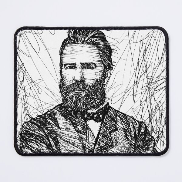 Item preview, HERMAN MELVILLE ink portrait .2 designed and sold by lautir.