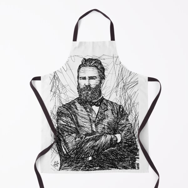 Item preview, HERMAN MELVILLE ink portrait .2 designed and sold by lautir.