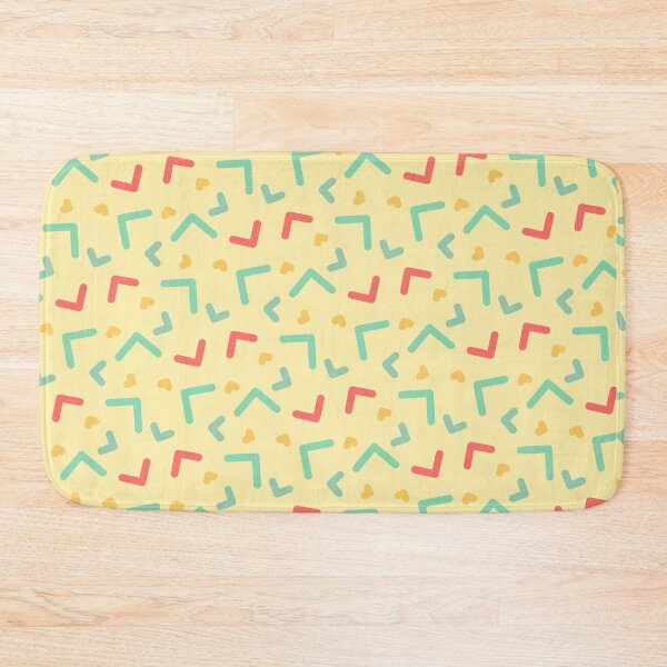 Item preview, Cute Yellow Memphis Pattern-  Funky Vintage Retro Cute designed and sold by RoyalStarsPatts.