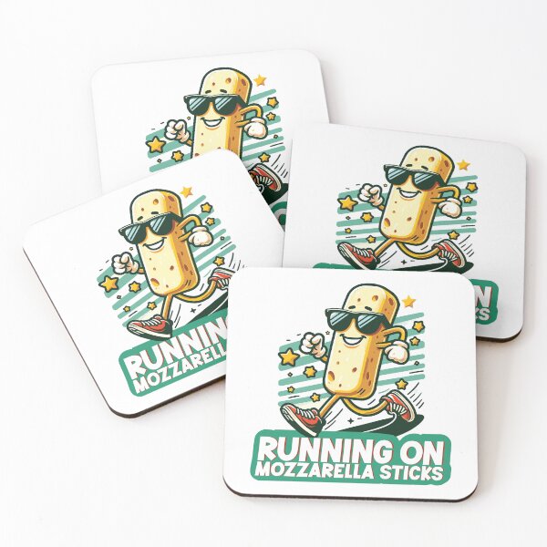 Item preview, Fast Food Fitness: Mozzarella Stick designed and sold by PrintMastery.