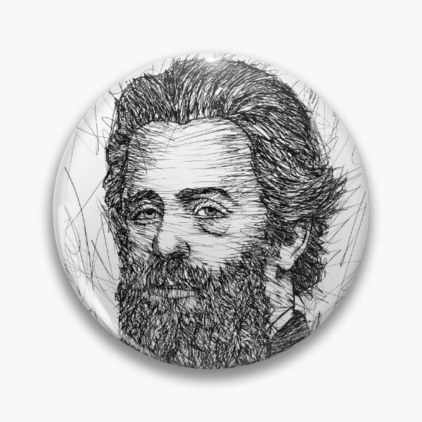 Item preview, HERMAN MELVILLE ink portrait .3 designed and sold by lautir.