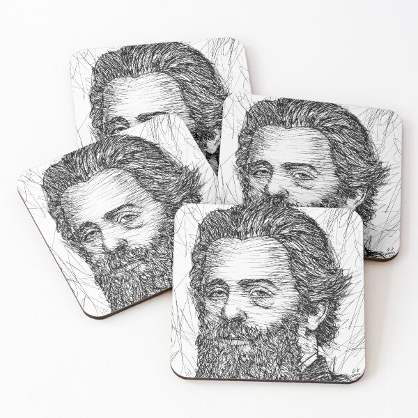 Item preview, HERMAN MELVILLE ink portrait .3 designed and sold by lautir.