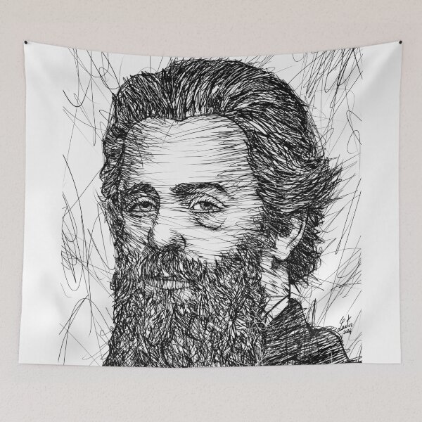 Item preview, HERMAN MELVILLE ink portrait .3 designed and sold by lautir.