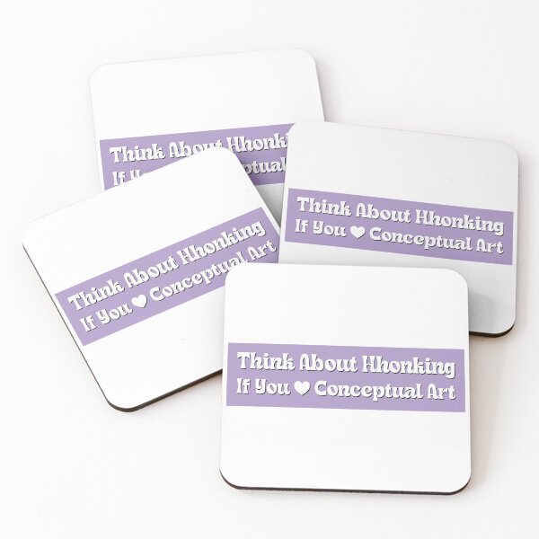 Item preview, Think About Honking If You Love Conceptual Art Funny Bumper designed and sold by fanky-bumper.