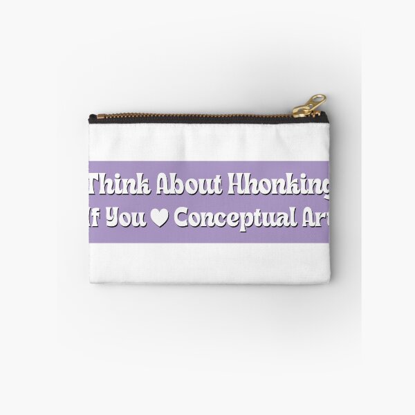 Item preview, Think About Honking If You Love Conceptual Art Funny Bumper designed and sold by fanky-bumper.