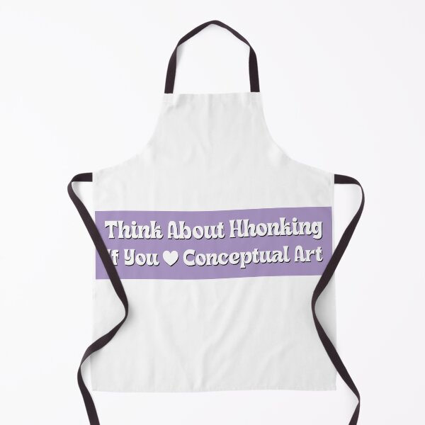 Item preview, Think About Honking If You Love Conceptual Art Funny Bumper designed and sold by fanky-bumper.
