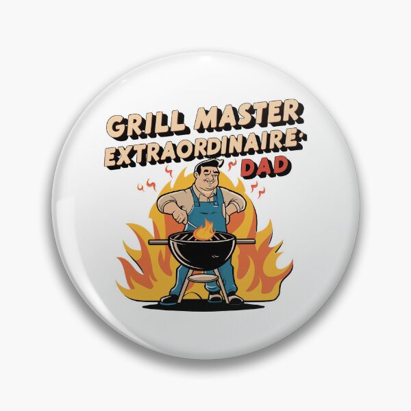 Item preview, Vintage BBQ Poster: Grill Master Extraordinaire - Retro Typography Illustration designed and sold by HahaHandlesHub.