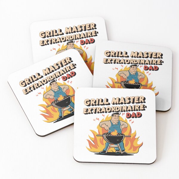Item preview, Vintage BBQ Poster: Grill Master Extraordinaire - Retro Typography Illustration designed and sold by HahaHandlesHub.
